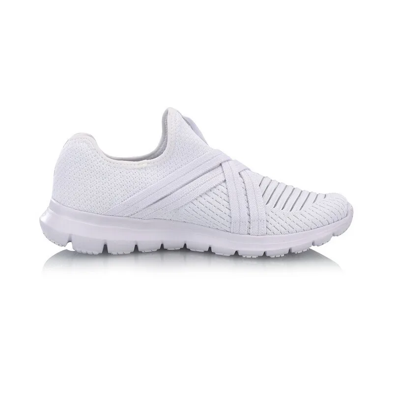 Li-Ning Для мужчин FLEX RUN V2 Беговая обувь на плоской подошве с гибкой светильник Вес
