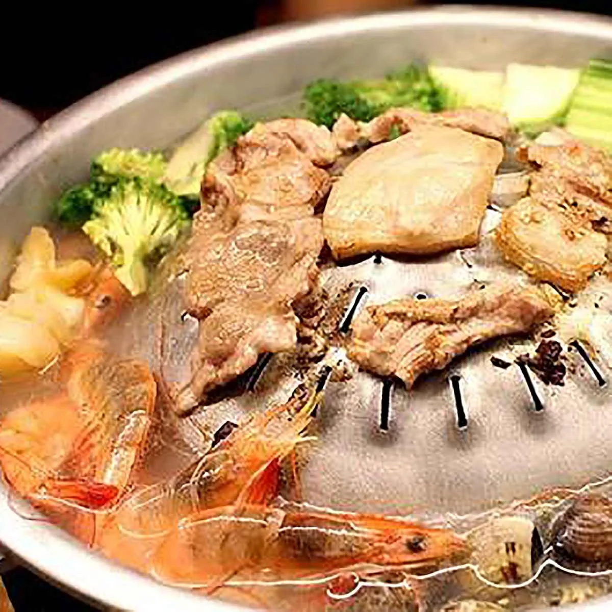 Тайская алюминиевая стильный гриль для барбекю кастрюля кухонный кухонные