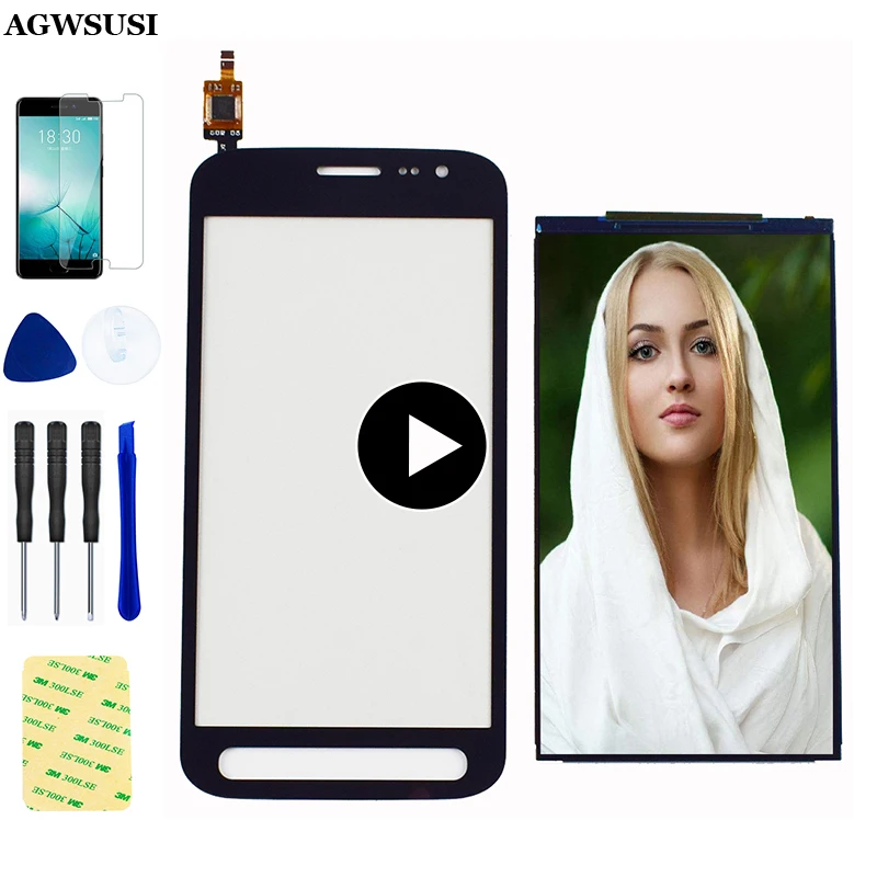 Для Samsung Galaxy Xcover 4 LCD сенсорный экран SM G390F ЖК G390 дисплей Панель с цифровым