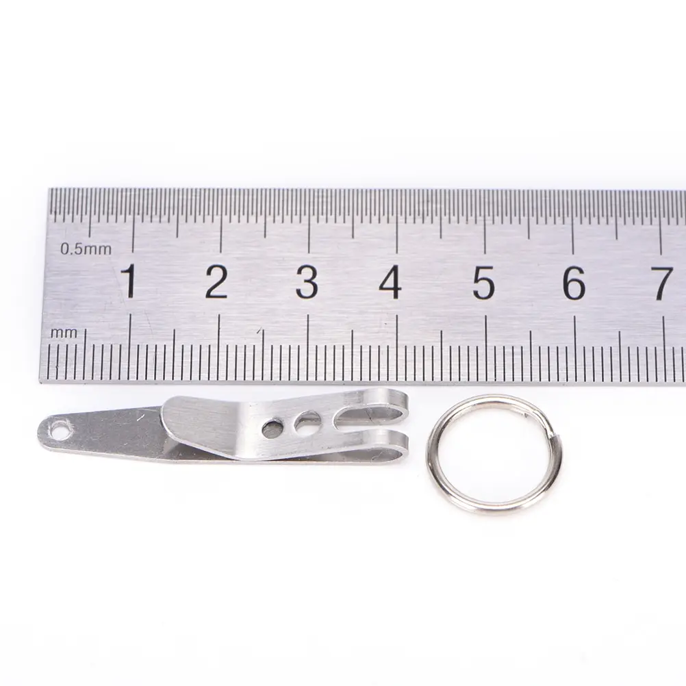 EDC сумка Подвеска зажим с кольцом для ключей карабин из нержавеющей стали