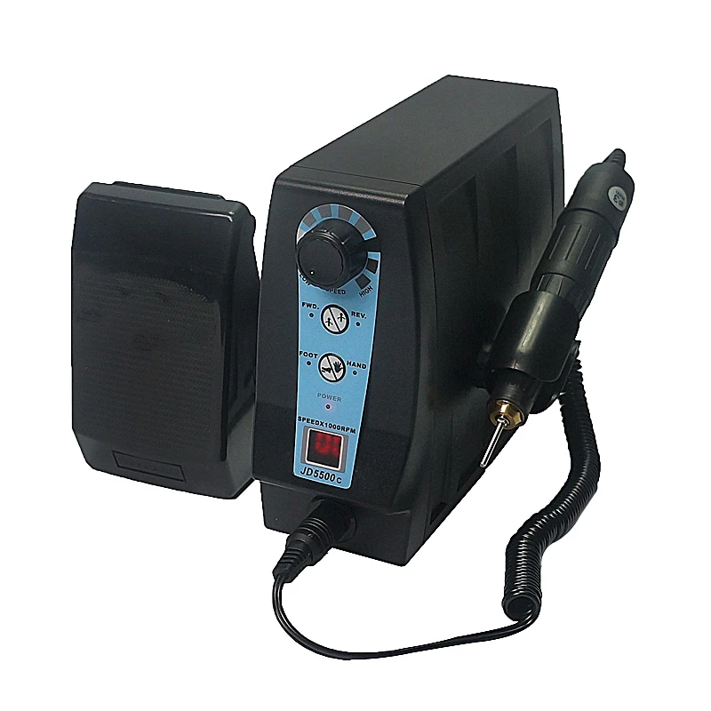 Электрическая машинка для полировки ногтей JD5500C RPM 120 Вт Jsda фрезерный станок