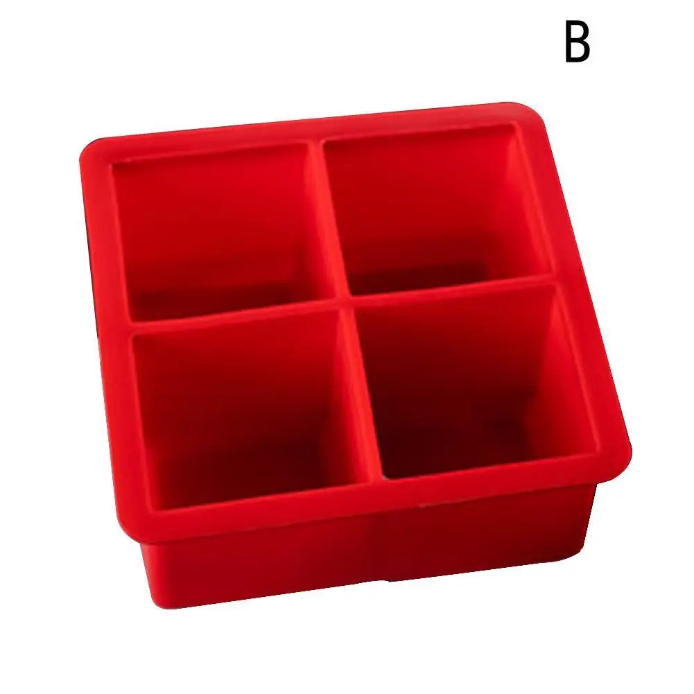 Форма для льда сделай сам с 4 отверстиями креативная Большая Огромная форма