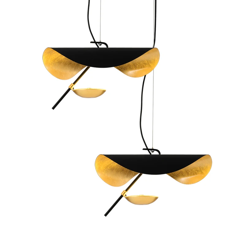

Художественный светильник в стиле пост-модерн, креативный Золотой подвесной светильник для гостиной, гостиницы, виллы, s, бара, светильник л...