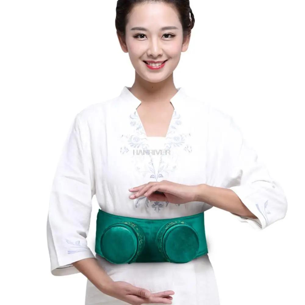 

Латунная медная коробка Moxa Moxibustion, Бездымная коробка для массажа Moxa, портативная электронная акупунктура, акупунктурный массаж тела