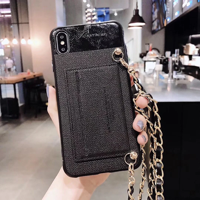 Easterm роскошный черный красный ремешок на запястье карта держатель для денег