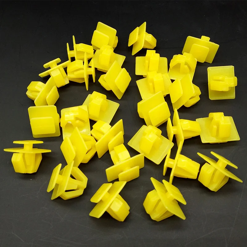 

Set Fasteners Clips Rocker For Hyundai 87758-35000 Santa Yellow Bumper