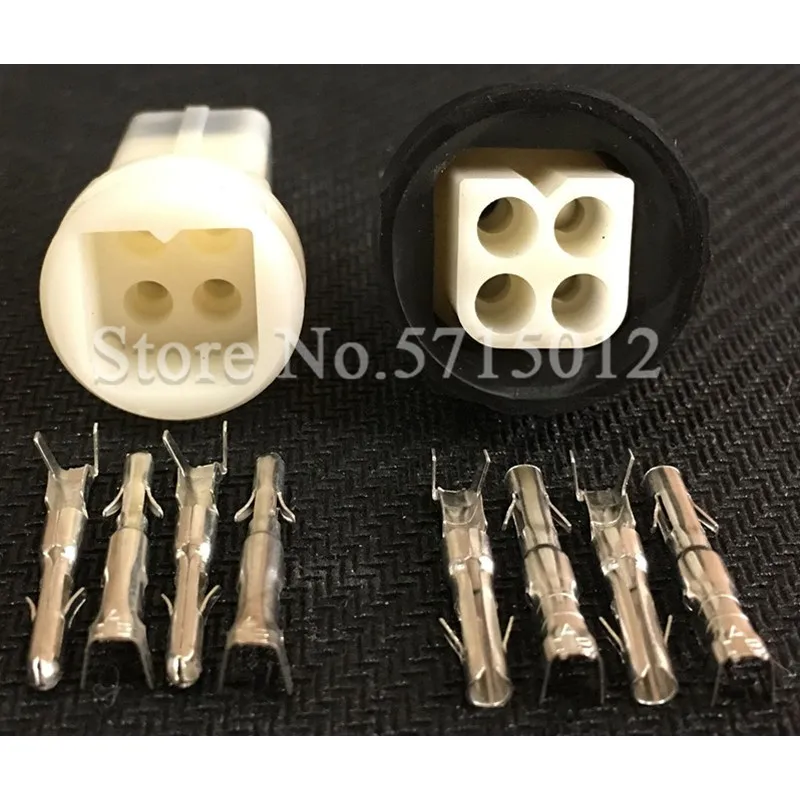 

4 Hole Electronic Waterproof Insulated Wire Electrical Connector Sealed Plug