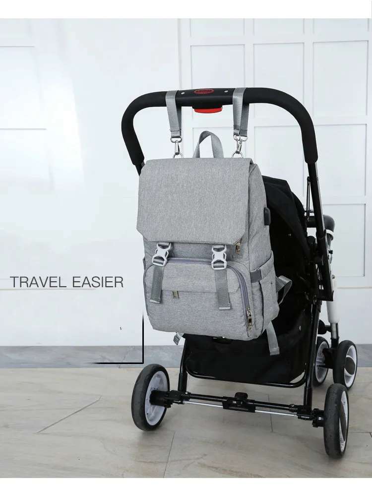 Модный рюкзак для мам подгузник беременных Большая вместительная сумка