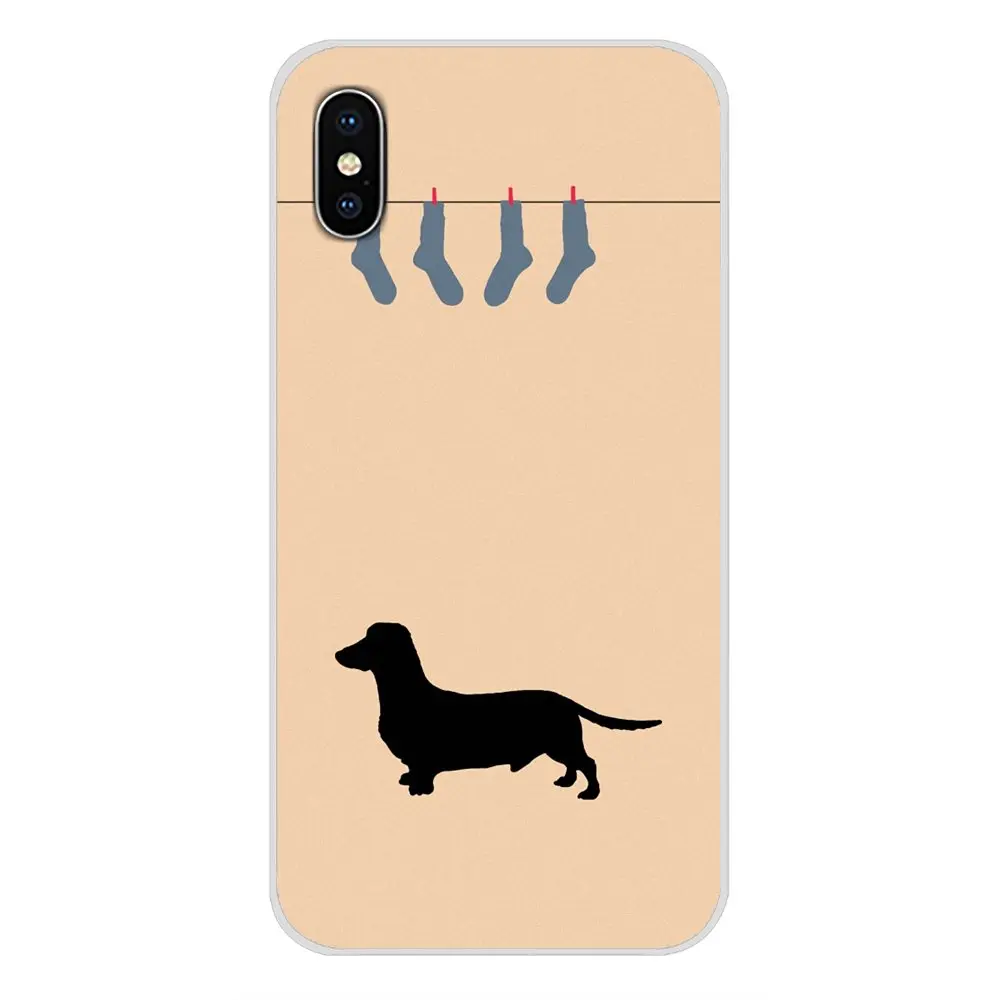 Mobile Dachshund Doxie Flower Dog Puppy Phone Covers For Xiaomi Redmi 4A S2 Note 3 3S 4 4X 5 Plus 6 7 6A Pro Pocophone F1 | Мобильные