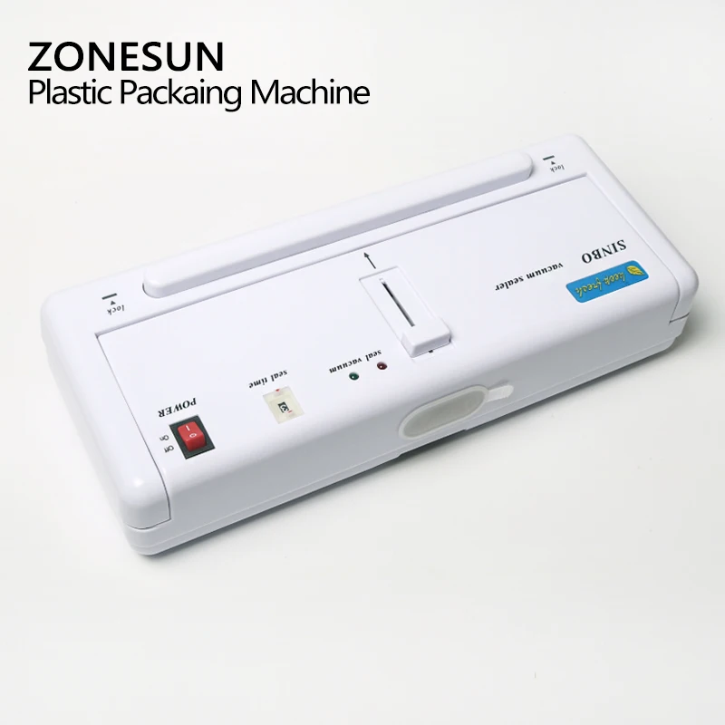 Настольный вакуумный упаковщик ZONESUN вакуумная упаковочная машина для пищевых