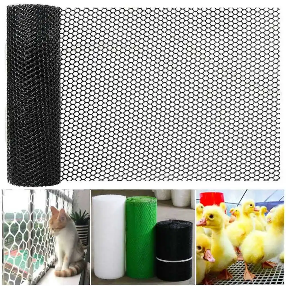 

Garden Anti-Falling Net Plastic Leakproof Mesh Net Cat Pet Chicken Wire Fence Balcony Railing Stairs Safety Net Protection Net