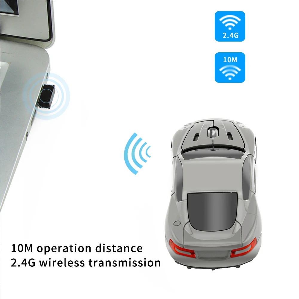 USB оптическая беспроводная мышь Mause 2,4G USB приемник супер Спортивная игровая мышь для автомобиля геймера для ПК ноутбука компьютера мыши