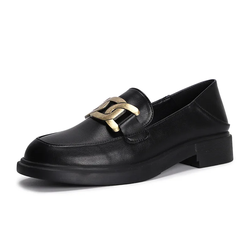 

Shoes On Heels 2021 Fashion Women's Casual Female Sneakers Loafers With Fur Square Toe Shallow Mouth Modis New Summer Slip-on So