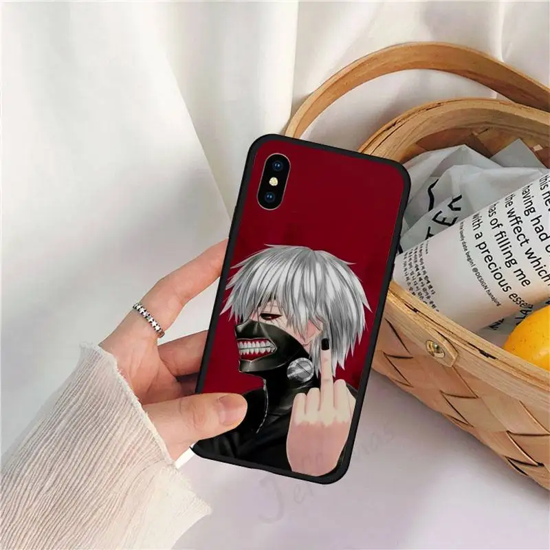 

Tokyo Ghoul Trendy Anime Kaneki Ken luxury Phone Case coque for iPhone 11 12 pro XS MAX 8 7 6 6S Plus X 5S SE 2020 XR