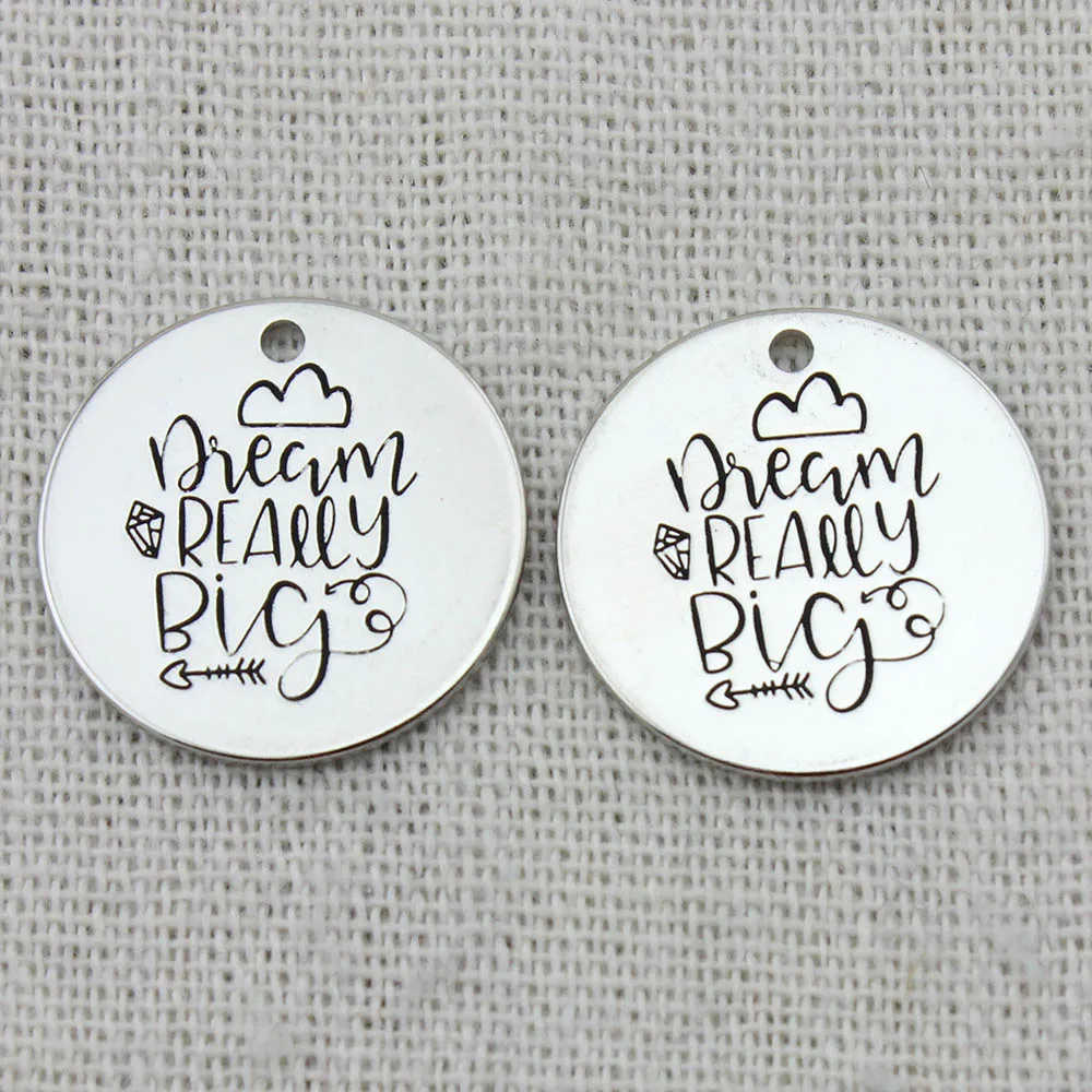 &quotОжерелье с действительно большим кулоном мечты ювелирные изделия гравировкой