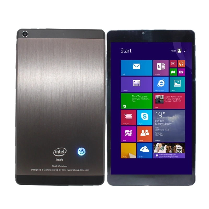 S807 8 дюймов 3g сеть Windows 1 планшетный ПК Atom cpu Z3735G четырехъядерный 1280*800 + 16 ГБ ips