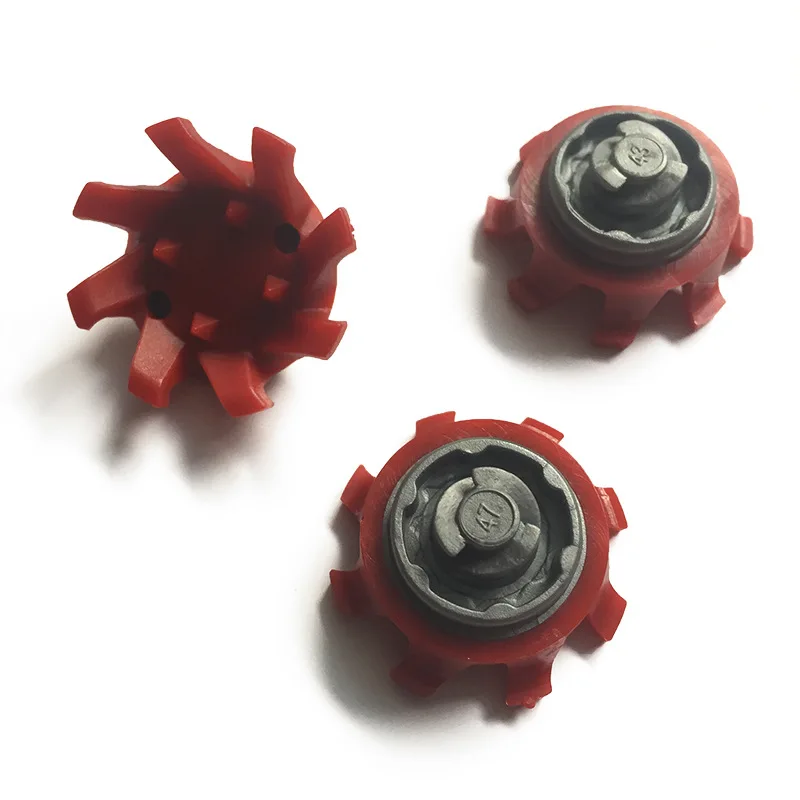 

1pc Golf Spikes Pins Turn Fast Twist Shoe Spikes Durable Replacement Set Ultra golf shoes Parts Red gray Drop Shipping