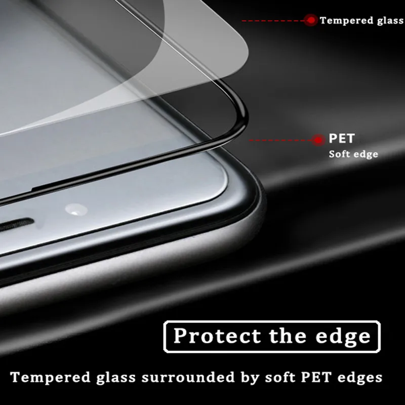 Защитное стекло 21D для iPhone X XS 6 6S 7 8 plus 11 Pro MAX XR Защитная пленка экрана|Защитные