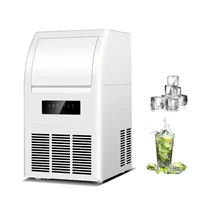 zica commercial ice maker 55%ef%bc%8825kg 88lbs40kg24h with 18lbs8kg bin automatic operation clear cube for home bar coffee shop