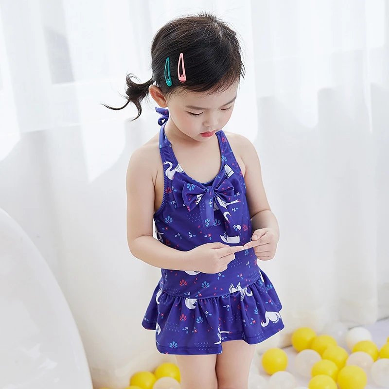 Детский купальник для девочек повседневный купальный костюм детские купальники