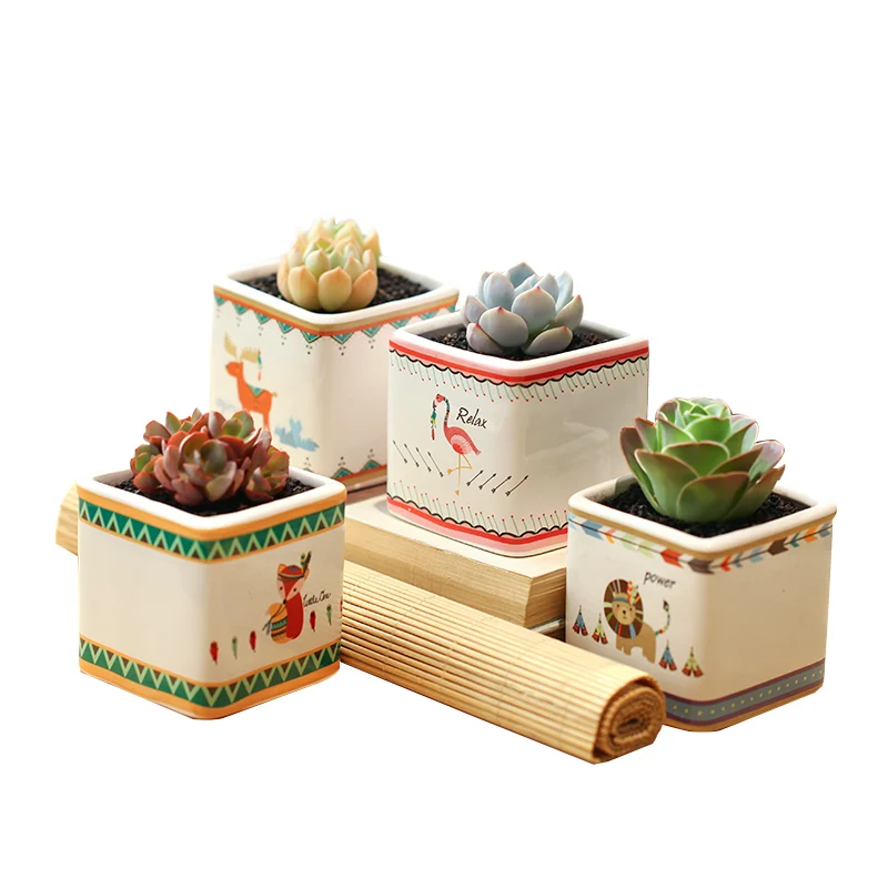 Горшок для цветов с разными мясницами креативный индивидуальный цветочный