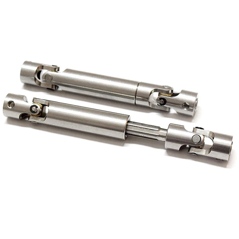 

RC Car Drive Shaft, 2 Pcs Metal Drive Joint Shaft CVD RC Upgrade Parts for SCX10 D90 90021 90028 (90Mm-115Mm)
