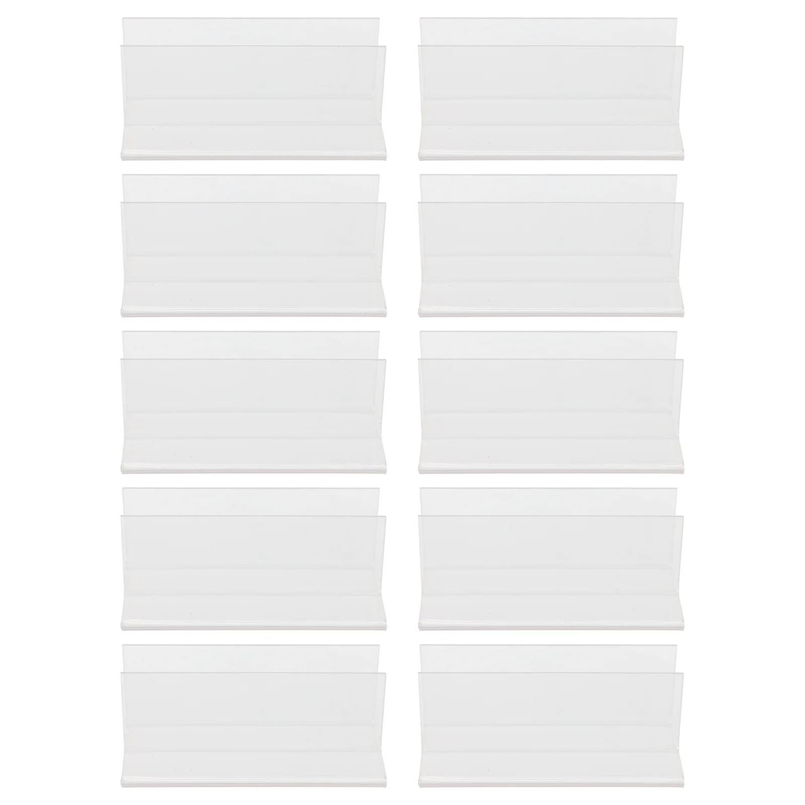 

10pcs Price Label Holder Goods Shelf Price Label Display Tag for Supermarket