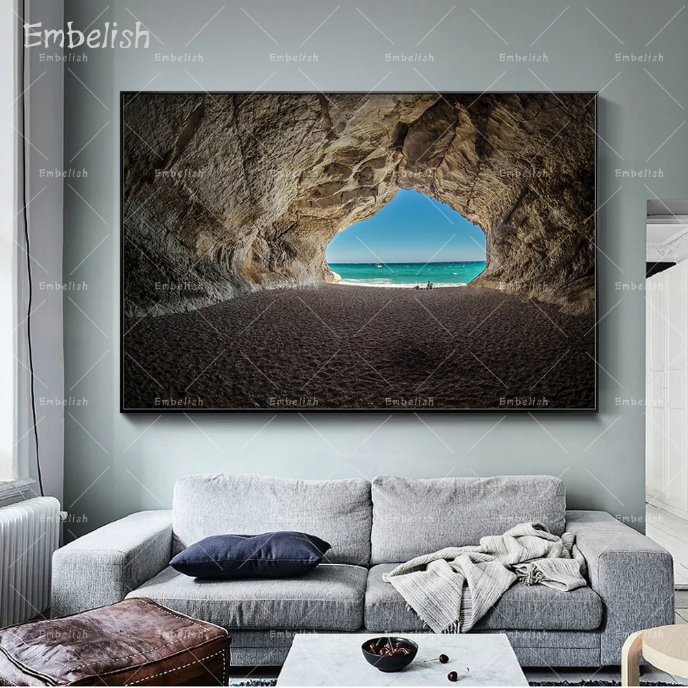 

Embelish 1 Pieces Hot Selling Cave Landscape HD Canvas Paintings Modern Home Decor Pictures For Living Room Bedroom Posters