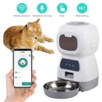 3 5l wifi remote app controll smart automatic pets feeder for cats dogs food dispenser timer dogs cats supplies feeding bowler