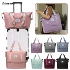 Большая вместительная складная дорожная сумка для женщин, водонепроницаемая дорожная сумка для спортзала, Многофункциональный ручной чемодан из ткани Оксфорд, комплект спортивной сумки для женщин и мужчин