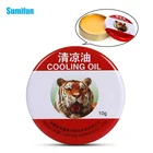 1 шт. 10 г красный тигровый бальзам восстанавливающее Мятное охлаждающее масло крем для мышечной терапии против зуда снятие головной боли медицинский пластырь P0092