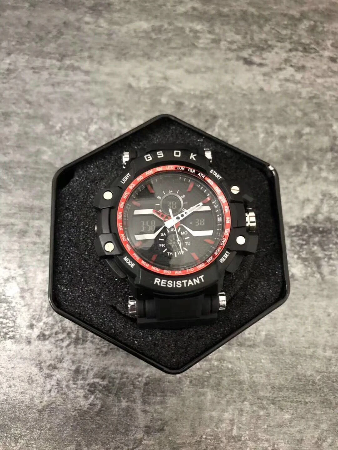 

Men's and women's couple watches with box top luxury electronic ladies watch sports waterproof LED relogio Digital masculino