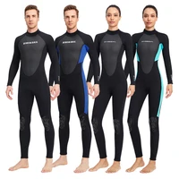 3mm men women neoprene one piece wetsuit long sleeve full body warm rashguard diving swimming surf scuba wet suits swimsuit