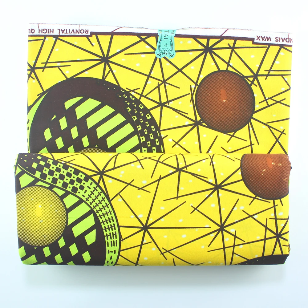 Лучшая цена 6 ярдов Датская восковая Высокое качество Африканский батик ANKARA