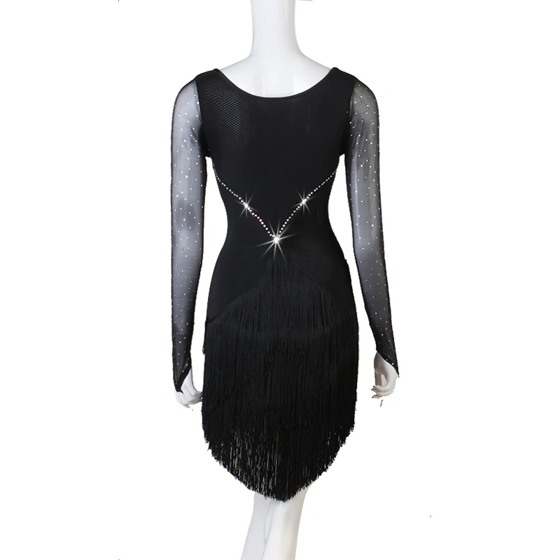 Женское платье для латиноамериканских танцев соревнований по