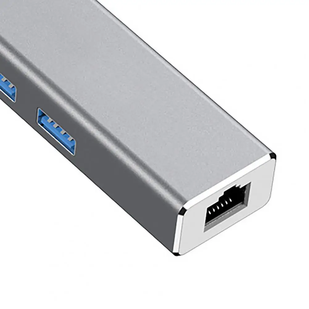 USB к RJ45 Ethernet адаптер Сетевая карта 3 порта 0 концентратор 10/100/1000 Мбит/с Lan