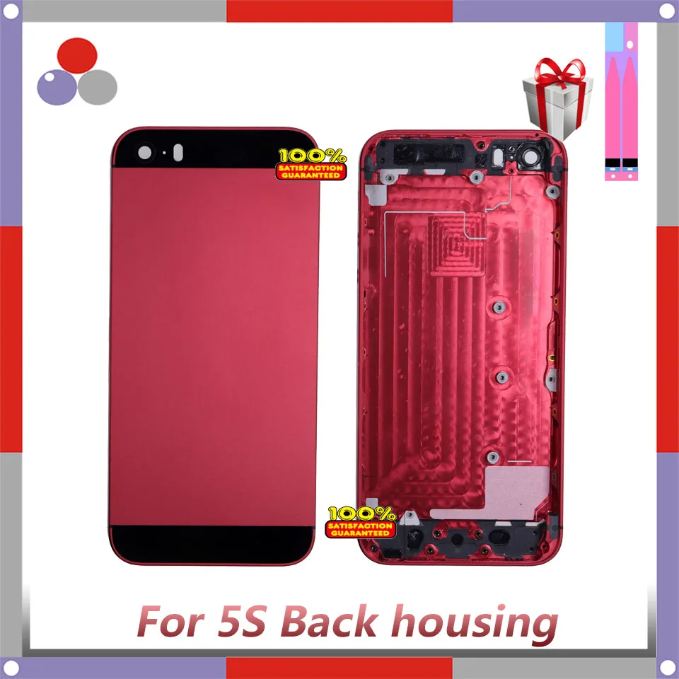 Замена AAA задняя крышка для iphone 5 5G 5S SE корпус крышка батареи задняя дверь Шасси рамка+ держатель батареи