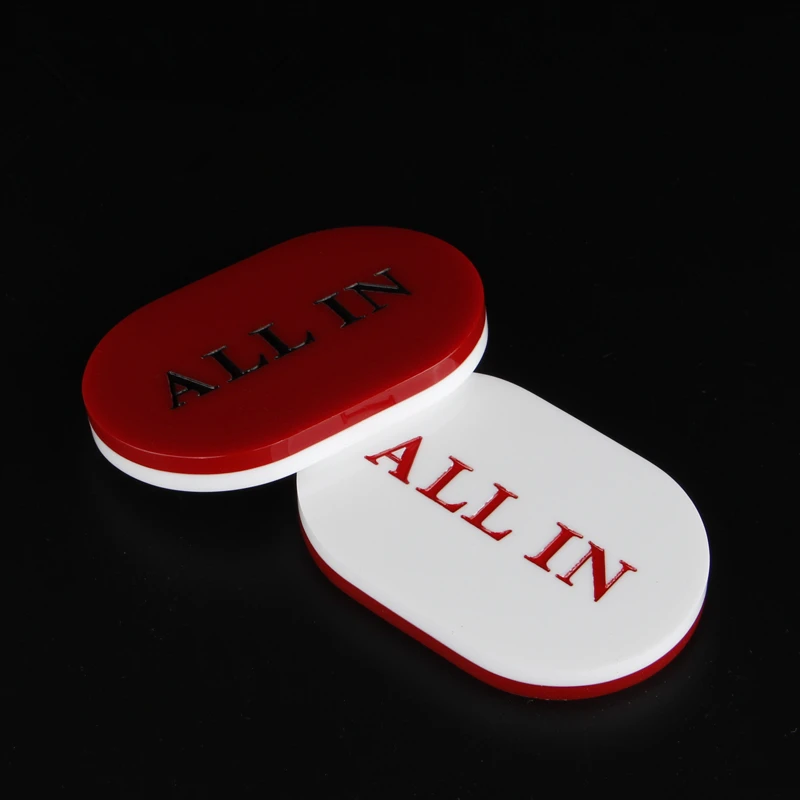 Новая карточка для покера специальное предложение высококачественная акриловая