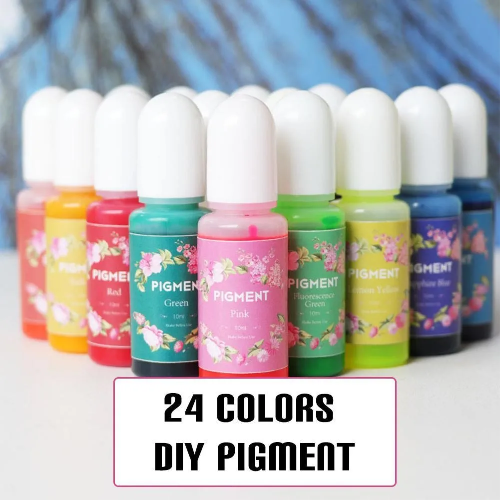 

DIY Pigment Glue For Slime Powder Pigment Toys Children Cloud Slime Pearl 5ml Supplies Mica Colorful Pigment Clay D5U2