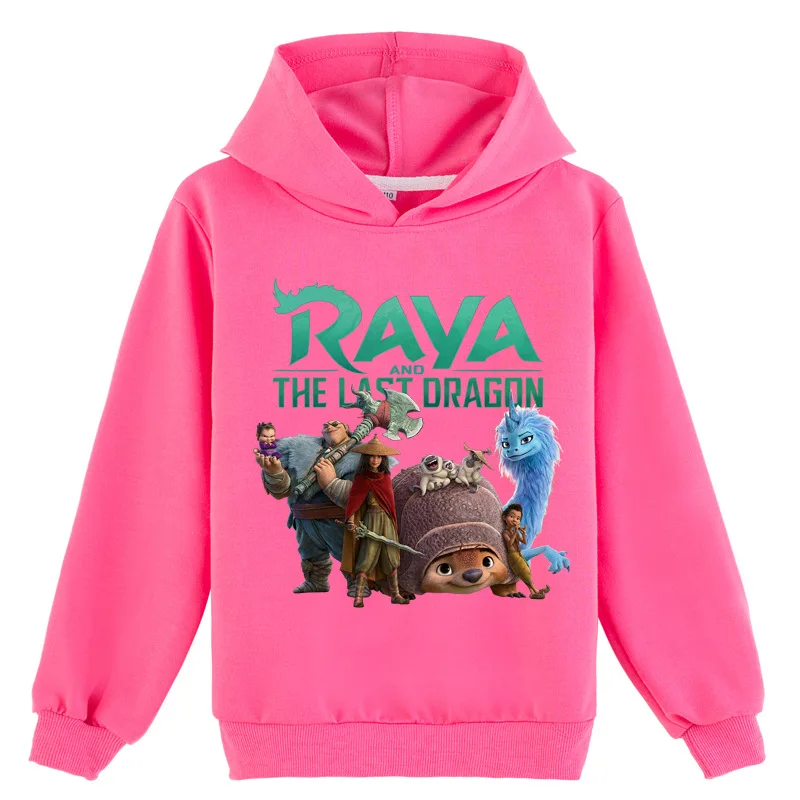 

RAYA AND THE LAST DRAGON Hoodie Kids Leisure Outwear Baby Sweater Toddler Girl Long Sleeve Sweatshirt Spring Autumn Boys Clothes