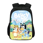 Многослойный Рюкзак Kawaii Bluey, детский рюкзак с принтом, школьная сумка, Мультяшные Детские рюкзаки для начальной школы