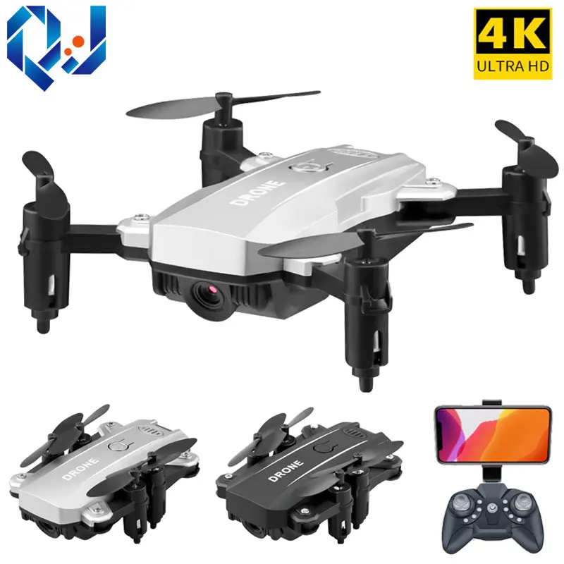 

QJ New M9 Mini Drone 4K 1080P HD Camera WiFi Fpv Air Pressure Altitude Hold Mode Foldable Helicopter Dron Toys Quadcopter Drones