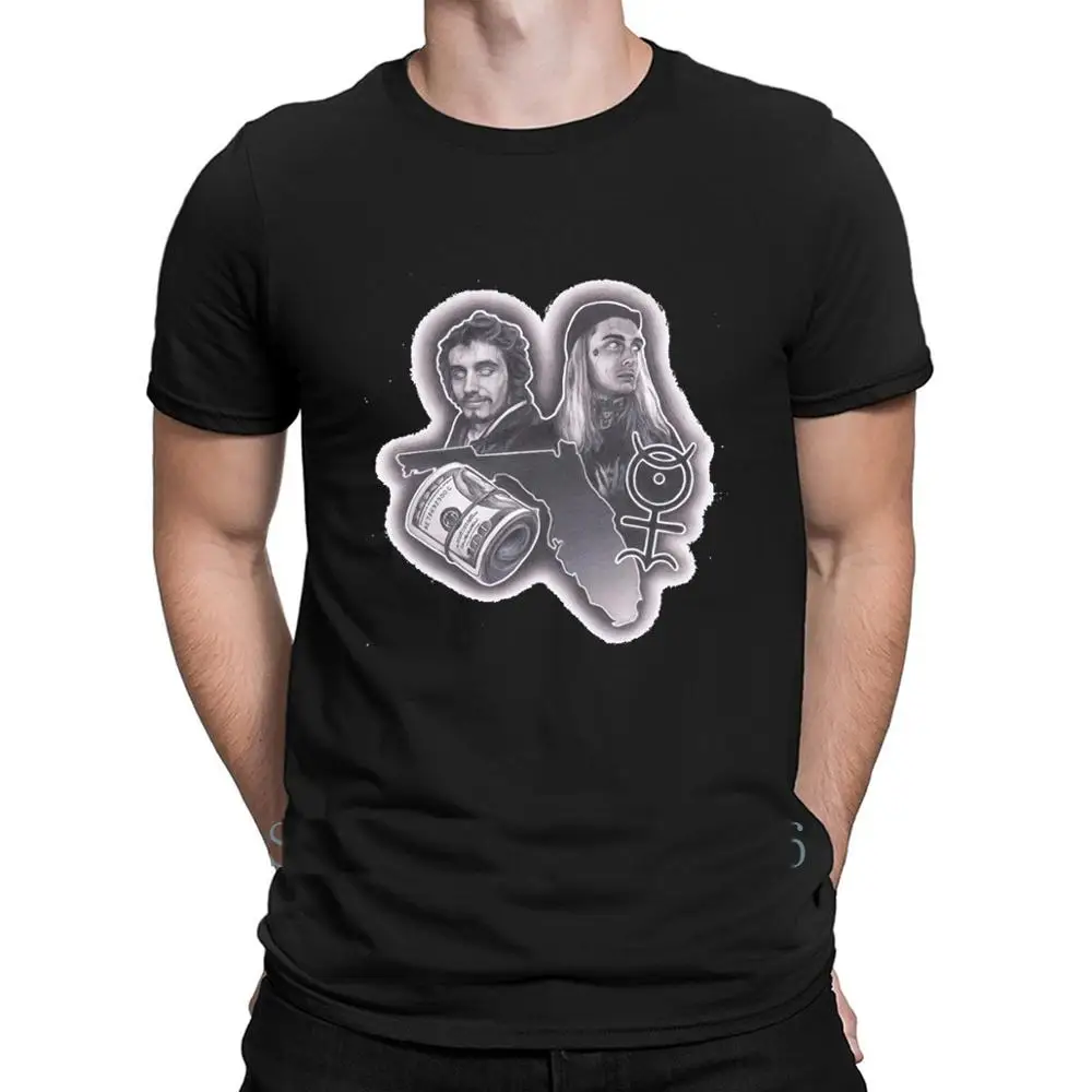 

Ghostemane Feat Pouya T Shirt Cute Spring Custom Cotton Novelty S - 6XL Novelty Breathable Shirt