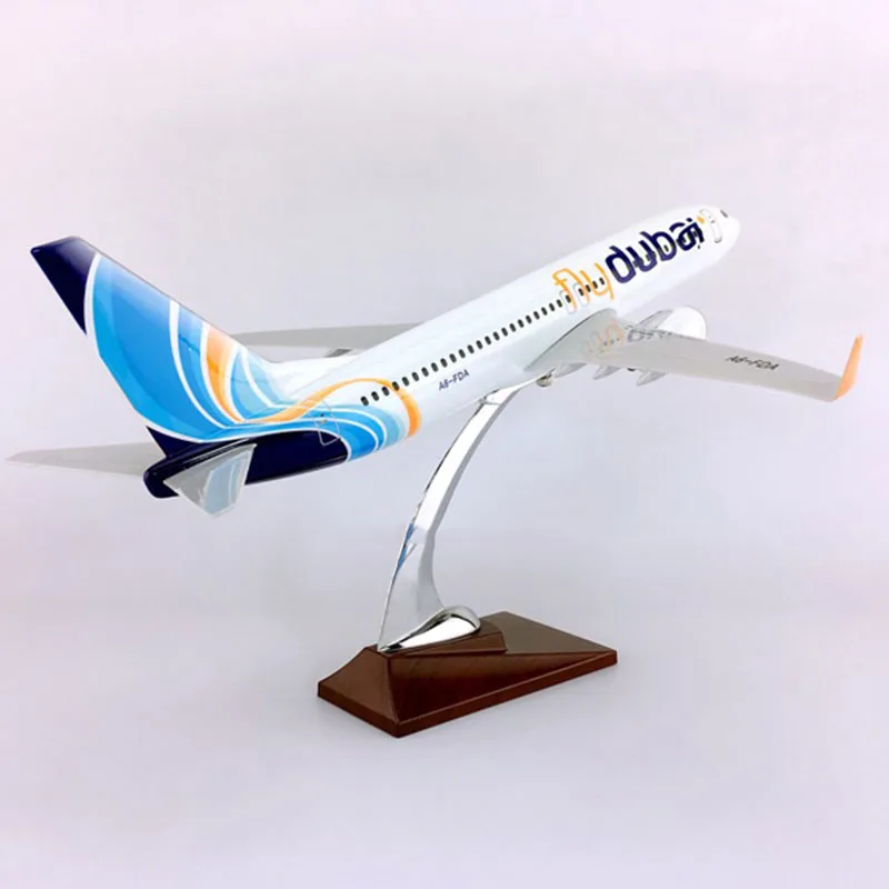 40 см FLY DUBAI 737 B737-800 авиакомпаний 1/111 шкала авиационные модели игрушки самолетов