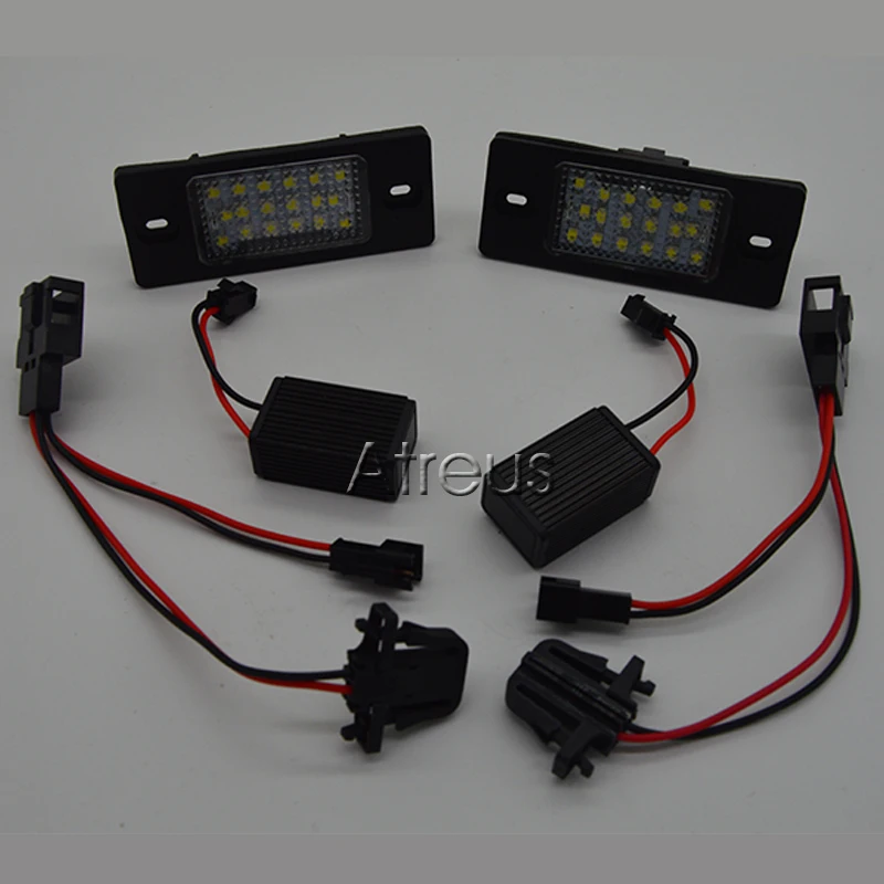 Mutips Автомобильный светодиодный Подсветка регистрационного номера для Porsche Cayenne VW