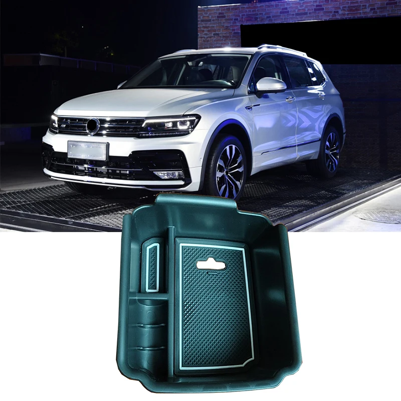 Подлокотник для Volkswagen 2018 2019 Tiguan контейнер хранения центральной консоли