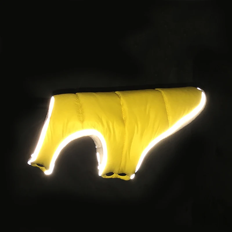 Зимнее пальто для собак теплая куртка щенков жилет водонепроницаемая одежда