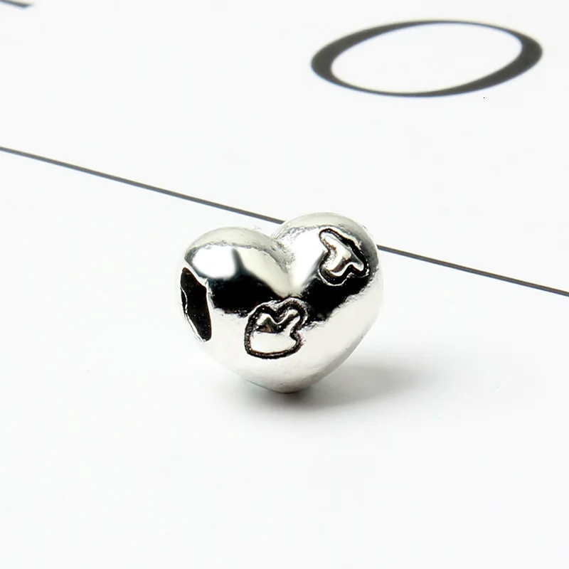Neastamor Love Series Openwor Charm Bead Silver Plated Fit Original Charms Bracelet For Women DIY Jewelry Gift | Украшения и