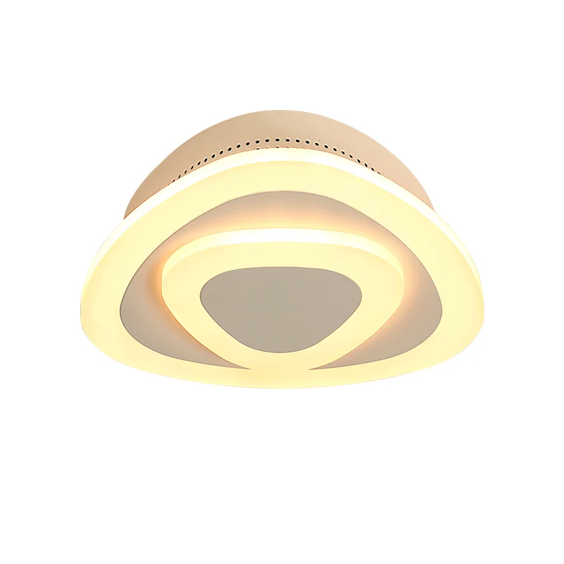 Современные круглые потолочные светильники OUFULA простой и модный декоративный