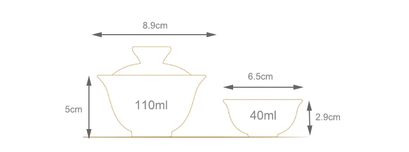 Gaiwan чайный сервиз высокого качества, 1 шт., gaiwan, 6 шт., чайный сервиз из белой кости
